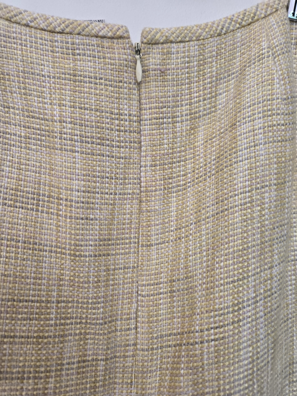 Anne Klein Cream Tweed Skirt Suit - Picture 9 of 12